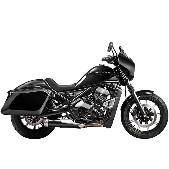 Мотоцикл Moto Morini CALIBRO BAGGER черный Мотоцикл Moto Morini CALIBRO BAGGER черный