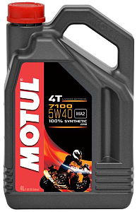 Масло моторное 4-х тактное для мотоциклов Motul 7100 4T SAE 5W40 4л