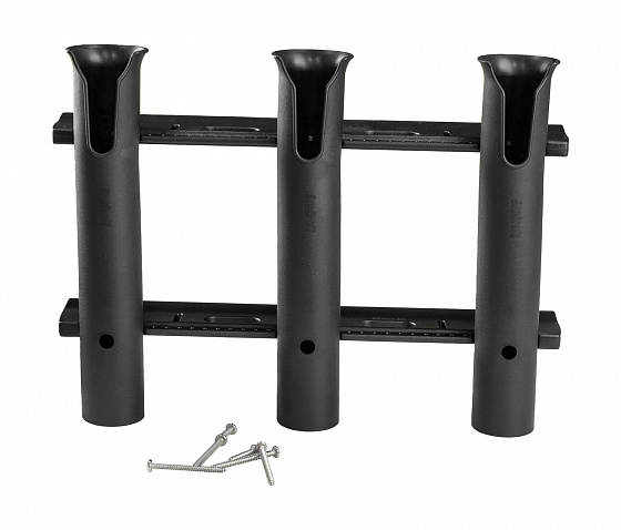 Подставка под удочку 3 стакана, черная Подставка под удочку 3 стакана, черная