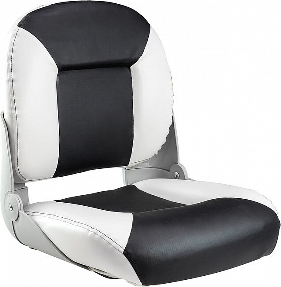 Кресло мягкое складное, обивка черный/белый винил Кресло мягкое складное, обивка черный/белый винил