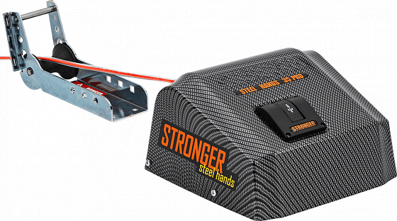 Лебедка якорная Stronger Steel Hands 35S PRO, для соленой воды, карбон