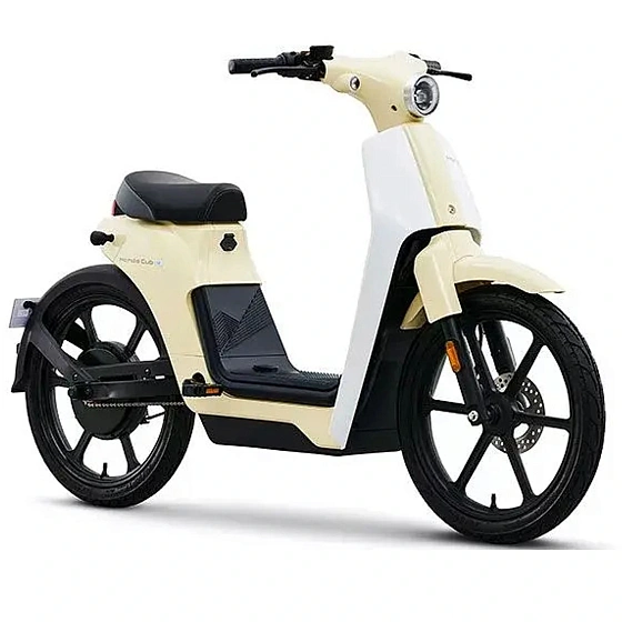 Скутер Honda Cub E электрический, бежевый Скутер Honda Cub E электрический, бежевый