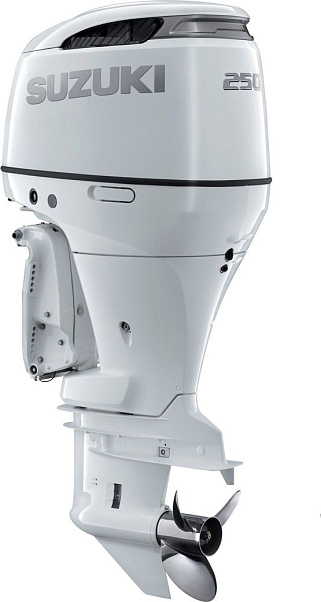 Лодочный мотор Suzuki DF250TX белый Лодочный мотор Suzuki DF250TX белый