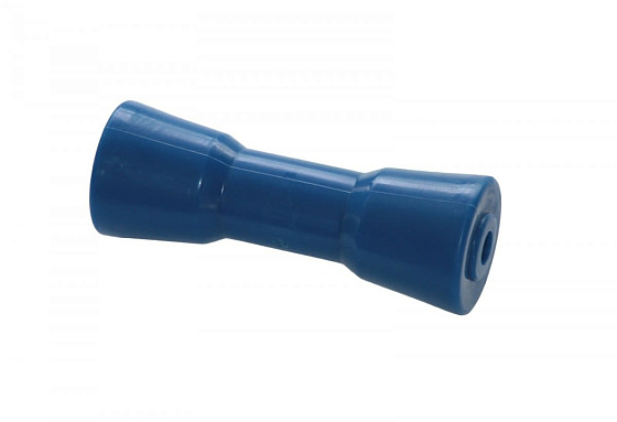 Ролик подкильный для прицепа, синий