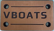 Кранец VBOATS (Цвет светлокоричневый-черный)