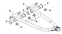 Комплект втулок для верхних рычагов (SM-08175, SM-08176) Polaris SM-08276