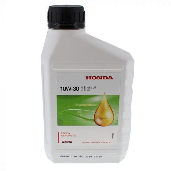 Масло моторное Honda 10W30 для силовой техники (0,6л)