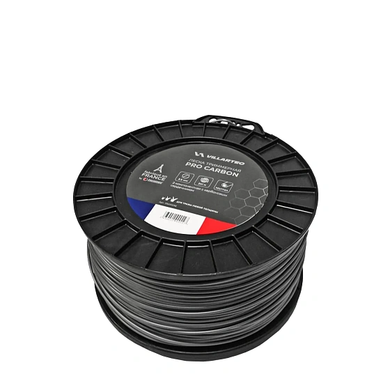 Леска для триммера Villartec PRO (by Tecomec) Carbon круглая двухкомпонентная 3.5 мм х 41 м Леска для триммера Villartec PRO (by Tecomec) Carbon круглая двухкомпонентная 3.5 мм х 41 м