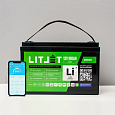 LITJET GREEN LiFePO4 аккумулятор тяговый 12V 100Ah 1280Wh w Bluetooth IP67 Compact