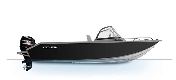 VOLZHANKA 46 FISH с мотором MERCURY F60 ELPT EFI