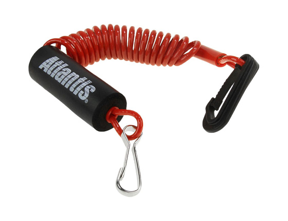 Тросик плавающий для чеки вм Atlantis, красный