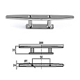 Утка швартовая 200мм прод.креп