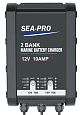 Зарядное устройство Sea-Pro TE4-0333А (2х12В AGM, LEAD-ACID, LiFePo4- нижний выход)