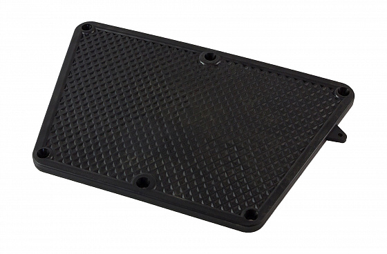 Накладка на транец внешняя черная, пластиковая