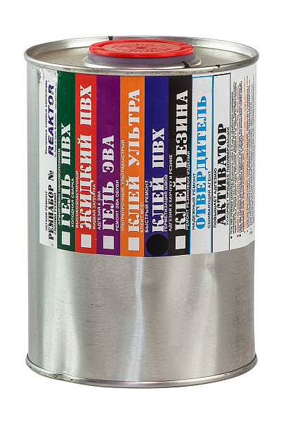 Клей ПВХ, бесцветный, 1000мл, Reaktor Клей ПВХ, бесцветный, 1000мл, Reaktor