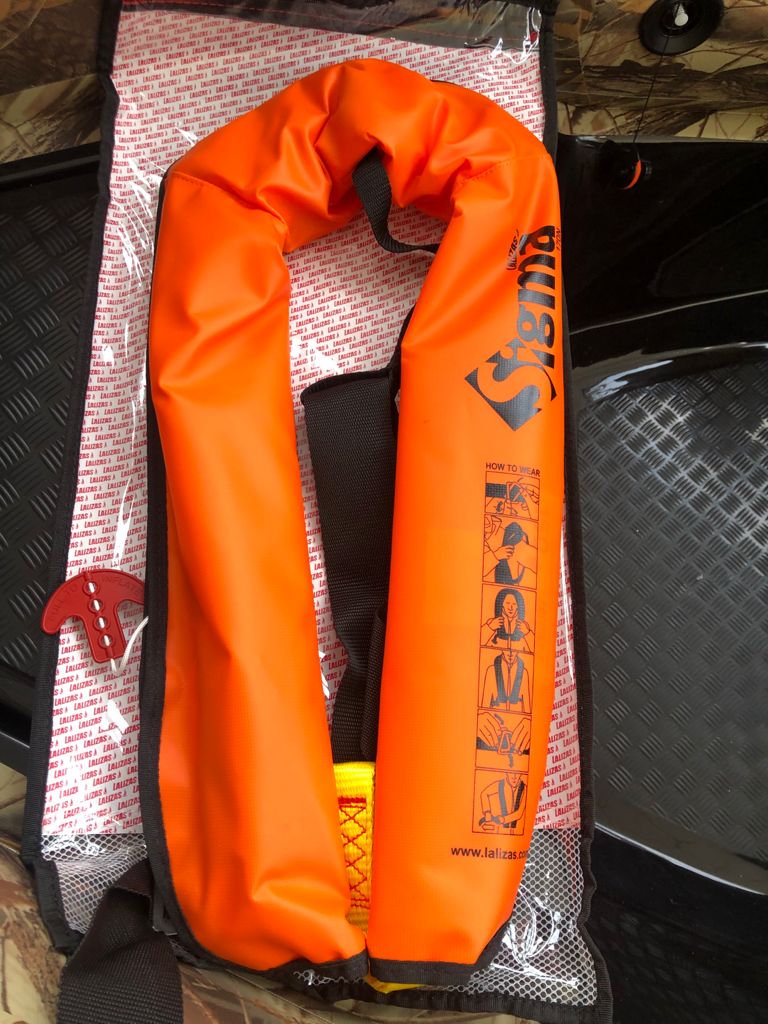 Жилет надувной Lalizas Sigma Auto 170N (Work Vest) orange